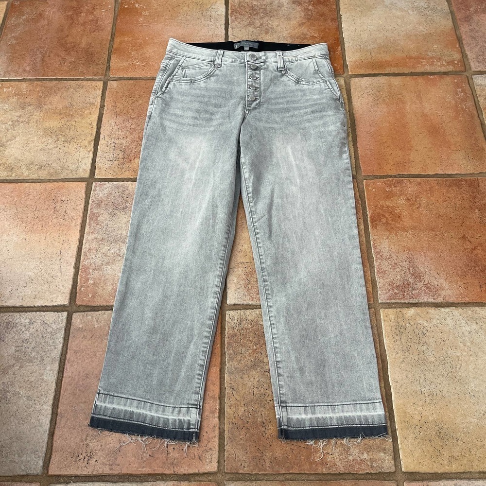 Wit & Wisdom “AB” SOLUTUON button fly Raw hem jeans - Picture 2 of 6